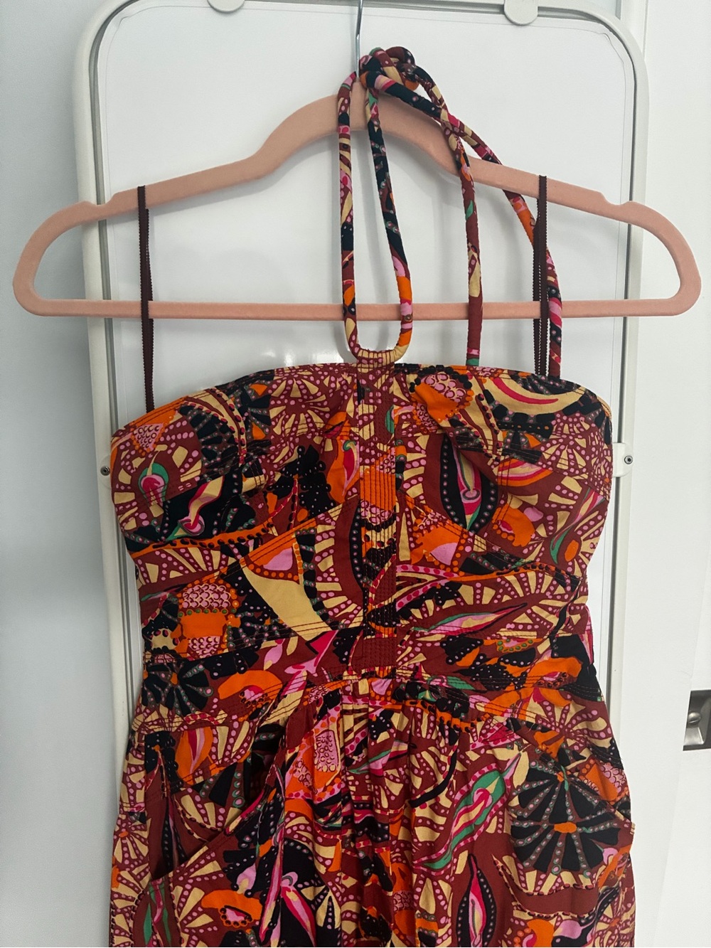 A.L.C. Multicolor Floral Print Strapless Maxi Dress - Picture 3 of 6